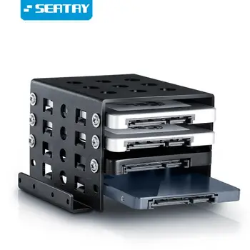 Nové Seatay 4-Bay 3.5 Palce, Aby 2.5 Palcový Pevný Disk Adaptéra Držiaka SolidState Rozšírenie Vstavaný Pevný Disk Rám